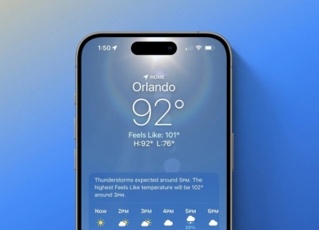 Ứng dụng Thời tiết bổ sung hai tính năng mới trong iOS 18