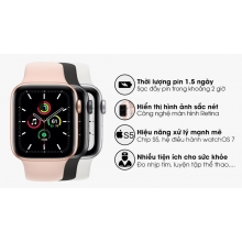 Apple Watch SE 40mm viền nhôm dây silicone 