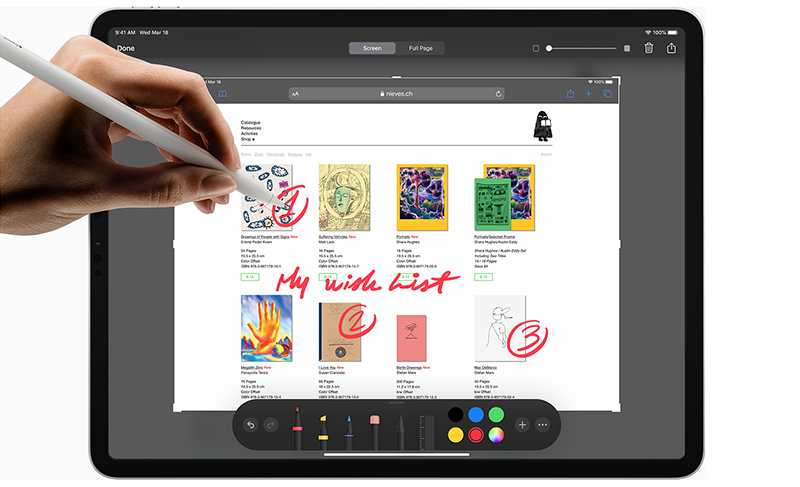 mặt trước iPad Pro 12.9 2020